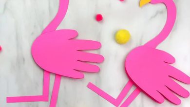 ایده کاردستی با چاپ کف دست