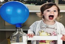 آزمایش باد شدن بادکنک (همراه فیلم)